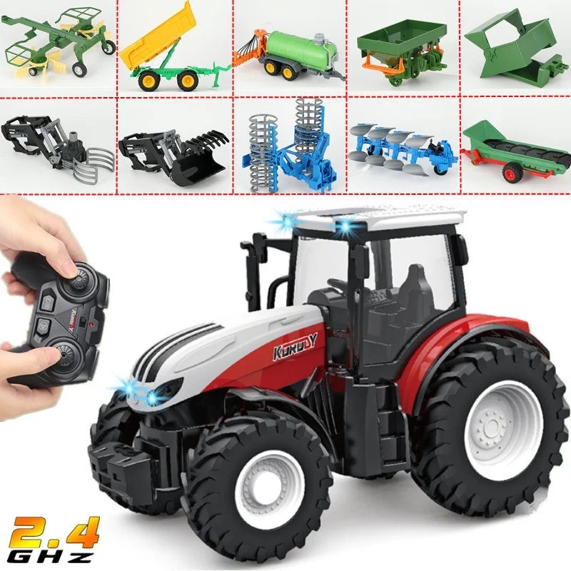 Tractor Implement - 1/24 2.4G RC 농부 자동차 장난감