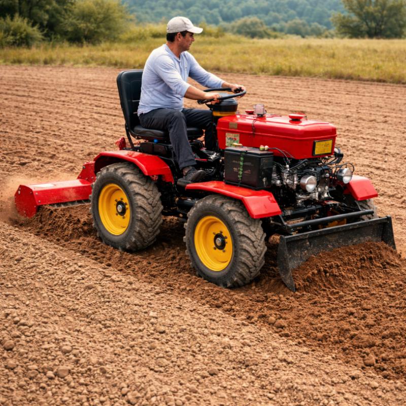 Tractor Implement - 맞춤형 25마력 미니 휠 트랙터 (전면