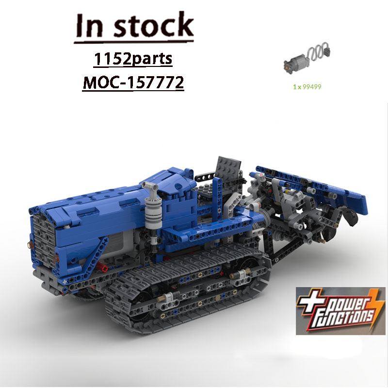 MOC-157772 도시 농장 농업용 크롤러 트랙터 빌 - Farming Agriculture Model 리뷰 및 가격