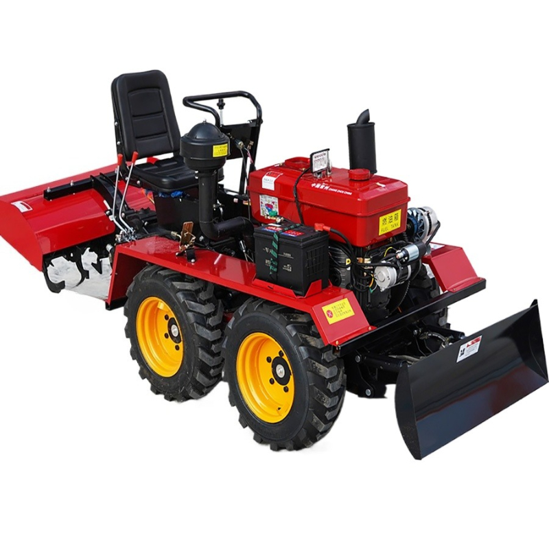 맞춤형 25마력 미니 휠 트랙터 (전면 도저 및 로터리 - Tractor Implement 리뷰 및 가격